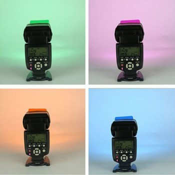 20colors/pack Flash Speedlite Color Gels Filters Cards for Canon for Nikon Camera Photographic Gels Filter Flash Speedlight