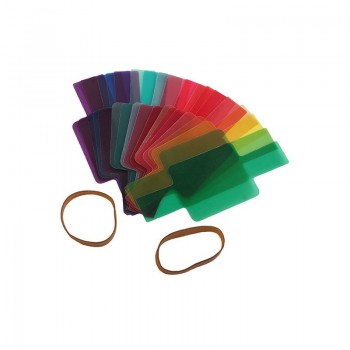 20colors/pack Flash Speedlite Color Gels Filters Cards for Canon for Nikon Camera Photographic Gels Filter Flash Speedlight