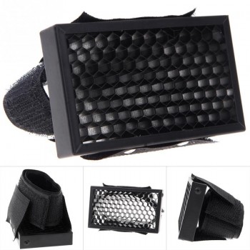 Honeycomb Honey Comb Grid Soft Box Flash Diffuser Softbox Bouncer for Canon 580EX 430EX 380EX SB600 AB800 DB900 for Nikon