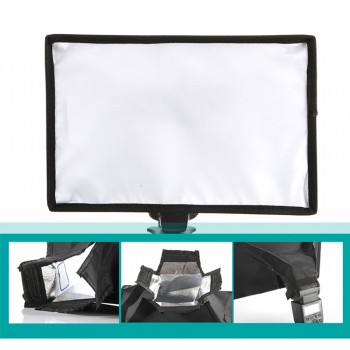 Viltrox 15x17cm Flash Speedlite Universal Mini Portable Softbox Diffuser for Canon Nikon Sony Godox Viltrox JY-680A JY-680Ch
