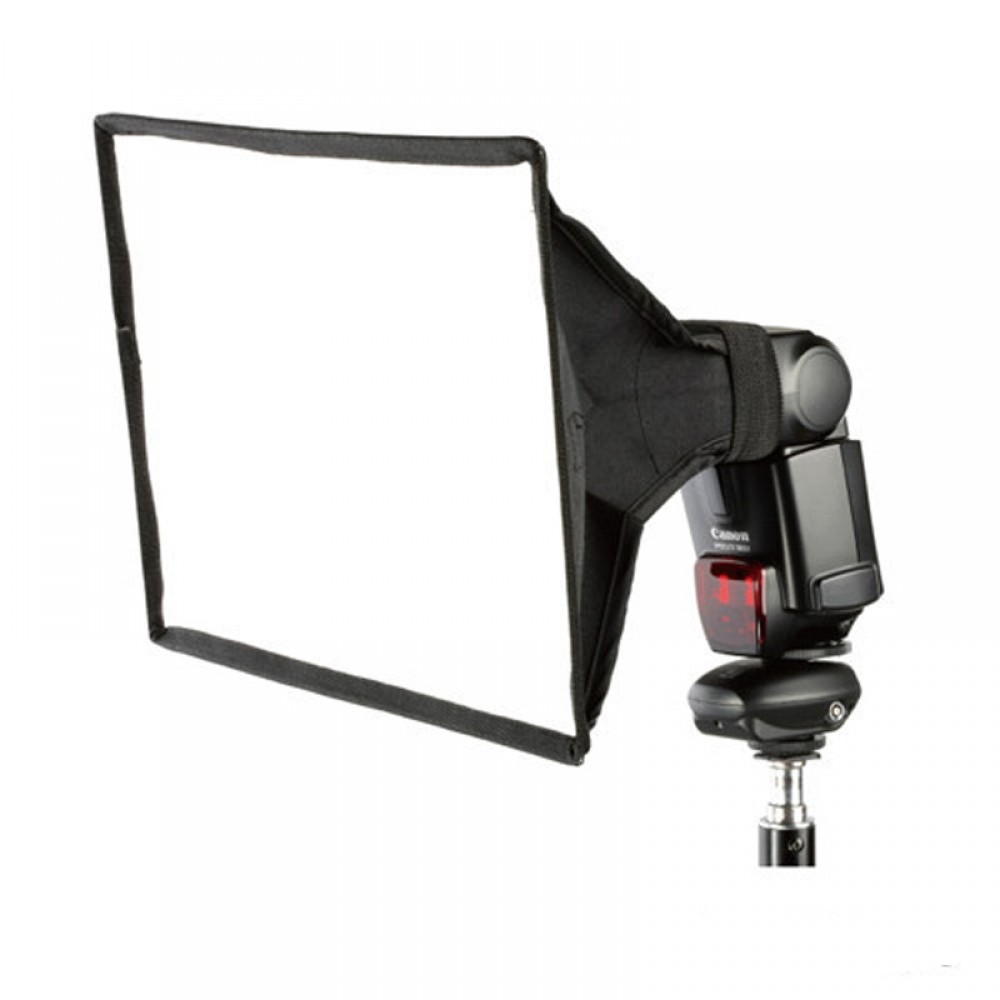 30X20cm Universal Flash Square Softbox Diffuser for Canon Nikon Sony Pentax Metz Yongnuo Olympus Speedlite