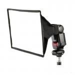 30X20cm Universal Flash Square Softbox Diffuser for Canon Nikon Sony Pentax Metz Yongnuo Olympus Speedlite