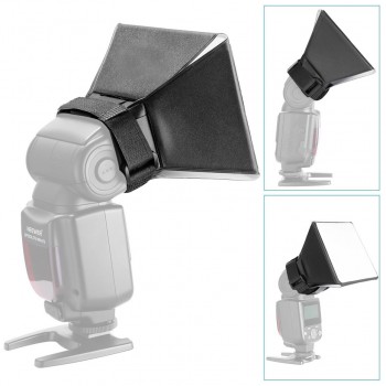 Photography Flash Softbox Diffuser Mini Softbox Kit Camera Photo Foldable Soft Box Flash For Canon EOS Nikon Speed Light