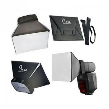 Portable Omni Bounce Softbox Kit Photography Flash Diffuser for Canon EOS Nikon Olympus Pentax Sony Sigma DSLR Speedlite Flash