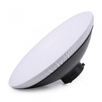Photography Studio Beauty Dish 41cm/16 Inch Speedlite Strobe Diffuser Lampshade Bowens Mount with Reflector Honeycomb Soft Cloth
