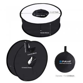 PULUZ 45cm Ring Softbox Speedlight Round Style  Flash Light Shoot Soft box Foldable Soft Flash Light Diffuser