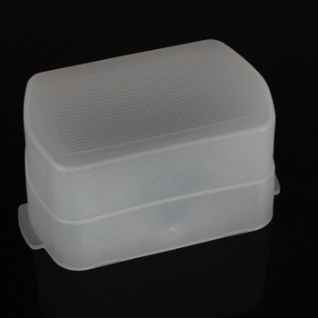 White Softbox Flash Bounce Diffuser For Canon Speedlight Speedlite 430EX 430 EX II