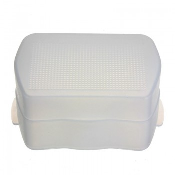 White Softbox Flash Bounce Diffuser For Canon Speedlight Speedlite 430EX 430 EX II