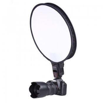 Camera amp; Photo Accessories 40cm Round Disc Softbox Flash Diffuser For Camera Flash Speedlite Speedlight Mayitr