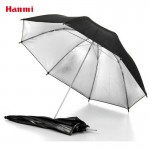 Hanmi New Photo Umbrella 3383cm Studio Accessoriess Flash Diffuser Light Reflector Reflective Black Sliver Photography Umbrella