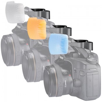 free shipping  3 Color Pop up Flash Diffuser For canon 500d 600d 700d 70d 5d3 Nikon D90 D7000 D5100 D3000 D80 D70 D60 D3100 DSLR