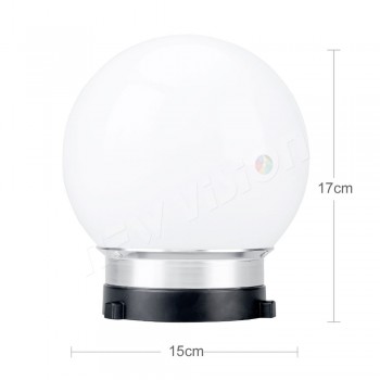 15cm Bowens Mount Diffuser Soft Ball Universal Photography Studio Accessories for Professional Studio Flash Photo Video