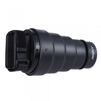 Andoer Conical Flash Snoot Light Modifier with 50 Degree Honeycomb Color Filter for Canon Nikon Photography On-camera Speedlite