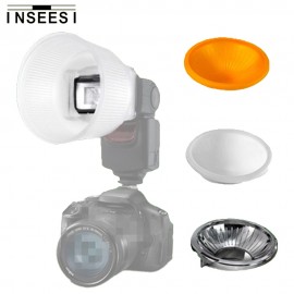 Yongnuo Flash Diffuser Camera Flash Speedlite Universal Cloud Lambency + Cover Dome Set For Canon Nikon Triopo Meike Sony