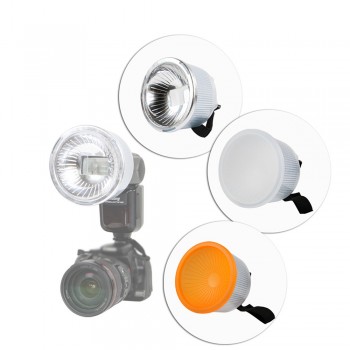 Yongnuo Flash Diffuser Camera Flash Speedlite Universal Cloud Lambency + Cover Dome Set For Canon Nikon Triopo Meike Sony
