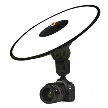 New 45cm Collapsible Beauty Dish Flash Diffuser for Speedlite Studio Portrait