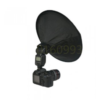New 45cm Collapsible Beauty Dish Flash Diffuser for Speedlite Studio Portrait