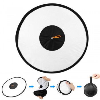 Black 43cm Portable Round Softbox Universal Photography Studio Flash Diffuser Soft Box Strap Oxford Cloth Camera Flash dropship