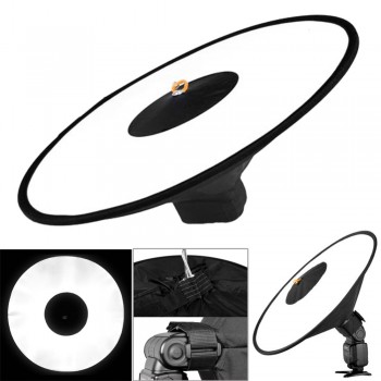Black 43cm Portable Round Softbox Universal Photography Studio Flash Diffuser Soft Box Strap Oxford Cloth Camera Flash dropship