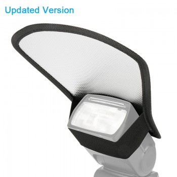 Universal Two-Side Flash Diffuser Softbox Reflector for Nikon SB-600/Canon 430EX/Godox Flash/Yongnuo YN560IV YN685 YN600EX-RT II
