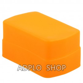Orange Flash Bounce Diffuser Cover Suit For Canon Flashlight Speedlight 580EX