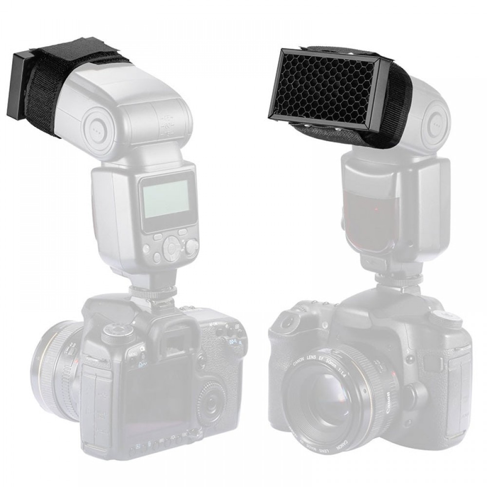 HOT Portable Universal Camera Accessories Honeycomb Cover Speed Grid Speedlite Flash Diffuser Drop shipping