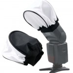 Universal Soft Camera Flash Diffuser Portable Cloth Softbox For Speedlight Reflective Cover For Canon Nikon Flash Accessories