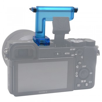 Mcoplus 4 color diffuser Flash Bounce Cards lambency diffuser on camera for Sony A6500 A6300 A6000 NEX6 Camera