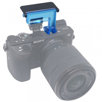 Mcoplus 4 color diffuser Flash Bounce Cards lambency diffuser on camera for Sony A6500 A6300 A6000 NEX6 Camera