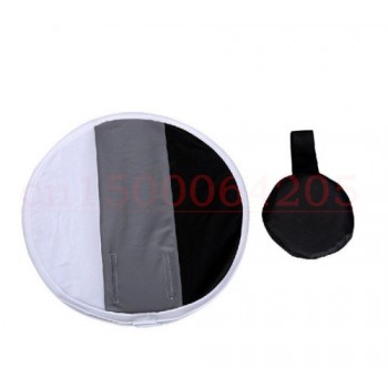 2in1 30cm 18%Gray for White balance Card Board Round Flash Diffuser Softbox