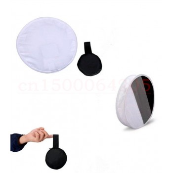 2in1 30cm 18%Gray for White balance Card Board Round Flash Diffuser Softbox