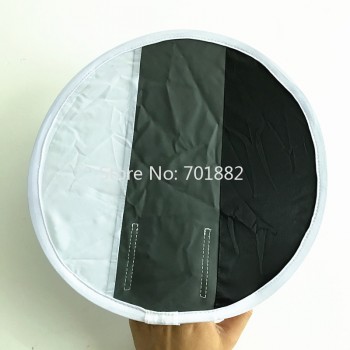 Jadkinsta 31cm Round Flash Diffuser On-top Camera Diffuser Mini Gray External Softbox White Grey Black Balance Card Soft Box