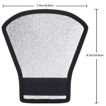 Mini Flash Diffuser Silver White Reflector for Canon 580EX 600EX Nikon Pentax Yongnuo Sony Viltrox JY-680A JY-680Ch Speedlight