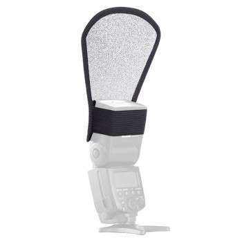 Mini Flash Diffuser Silver White Reflector for Canon 580EX 600EX Nikon Pentax Yongnuo Sony Viltrox JY-680A JY-680Ch Speedlight