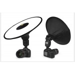New 44cm Collapsible Beauty Dish Flash Diffuser Carrying Bag for Canon Nikon Sony Speedlite Studio Portrait