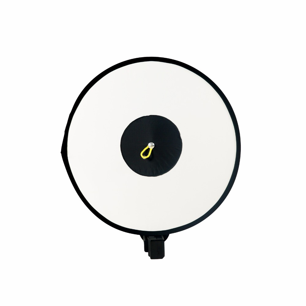 Meking 45cm/17inch Collapsible Beauty Dish Flash Diffuser for Speedlite Studio Catch Lights Lightweight Photographic Equipments