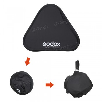 Godox 40x40 cm Flash Softbox Kit con S-Type Staffa Bowen Mount Holder Per La Macchina Fotografica Photo Studio