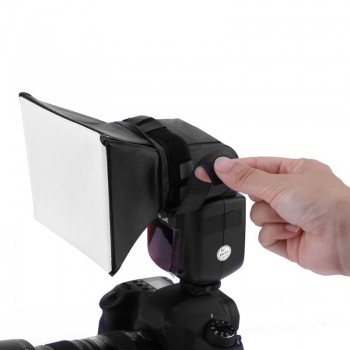 Vanpower Universal Flash Light Diffuser Softbox , Foldable Photo Studio Light Soft Box PVC for Canon Nikon Sony Olympus