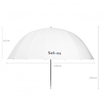 130cm Translucent White Diffuser Soft Umbrella Photography Photo Pro Studio for Studio Flash Lamp Lighting Fotografie