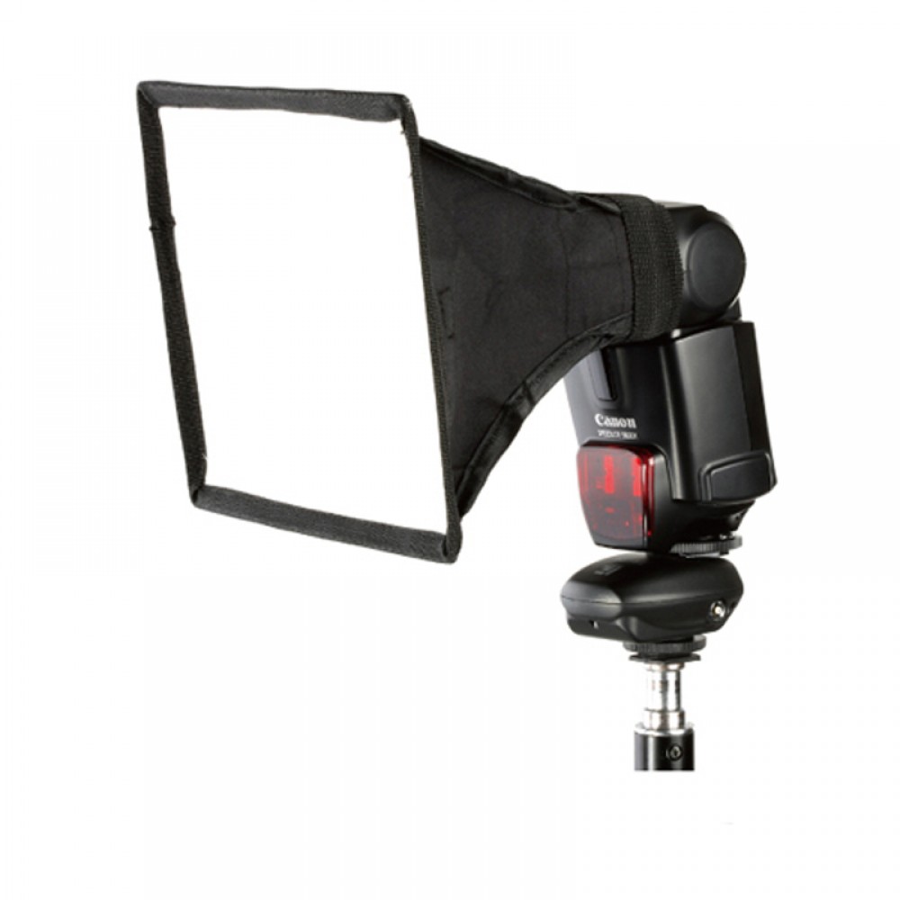 15x17cm Universal Flash Square Softbox Diffuser for Canon Nikon Sony Pentax Metz Yongnuo Olympus Speedlite