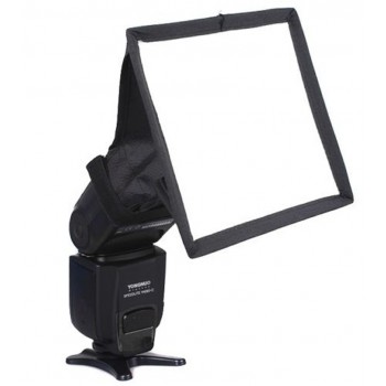 15x17cm Universal Flash Square Softbox Diffuser for Canon Nikon Sony Pentax Metz Yongnuo Olympus Speedlite