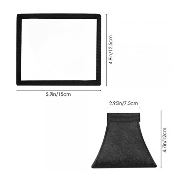 Neewer 6x5 inches/15x13 centimeters Speedlite Softbox Flashlight Diffuser for Canon 580EX II YongNuo YN560 IIIand Other Flash