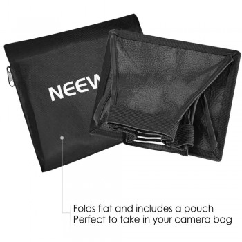 Neewer 6x5 inches/15x13 centimeters Speedlite Softbox Flashlight Diffuser for Canon 580EX II YongNuo YN560 IIIand Other Flash