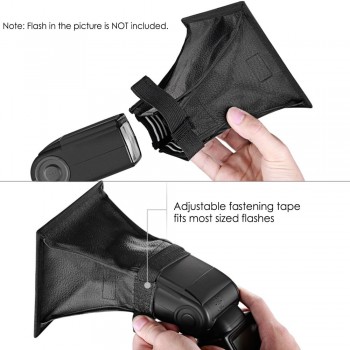 Neewer 6x5 inches/15x13 centimeters Speedlite Softbox Flashlight Diffuser for Canon 580EX II YongNuo YN560 IIIand Other Flash