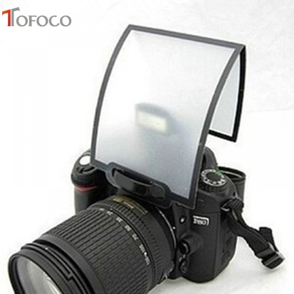 TOFOCO High Quality Universal Soft Screen Pop-Up Flash Diffuser Soft Box For Canon 600d 650d 60d 70d for Nikon d80 d90 d7000