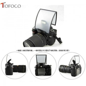 TOFOCO High Quality Universal Soft Screen Pop-Up Flash Diffuser Soft Box For Canon 600d 650d 60d 70d for Nikon d80 d90 d7000
