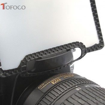 TOFOCO High Quality Universal Soft Screen Pop-Up Flash Diffuser Soft Box For Canon 600d 650d 60d 70d for Nikon d80 d90 d7000