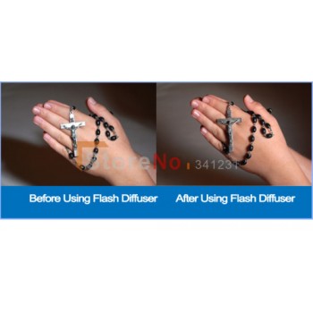 5 in1 Flash Bounce Diffuser Softbox Flash Diffuser Reflector + Bag For Canon 580EX II 580EX 430EX SB-800 SB-600 600 EX-RT AT30
