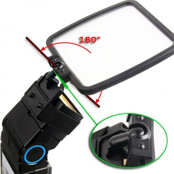 5 in1 Flash Bounce Diffuser Softbox Flash Diffuser Reflector + Bag For Canon 580EX II 580EX 430EX SB-800 SB-600 600 EX-RT AT30
