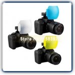 Free Shipping New 3pcs Pop up Flash Diffuser with one Bracket for Canamp;n 650D 600D 550D Nikamp;n D7000 D5100 D90 Fujifilm Olympus